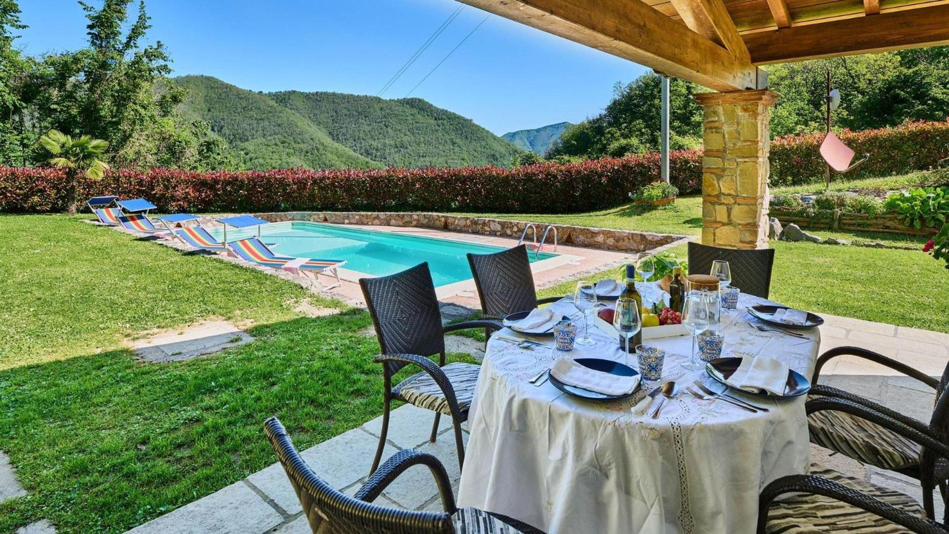 La Sella Villa Pescaglia Exterior foto
