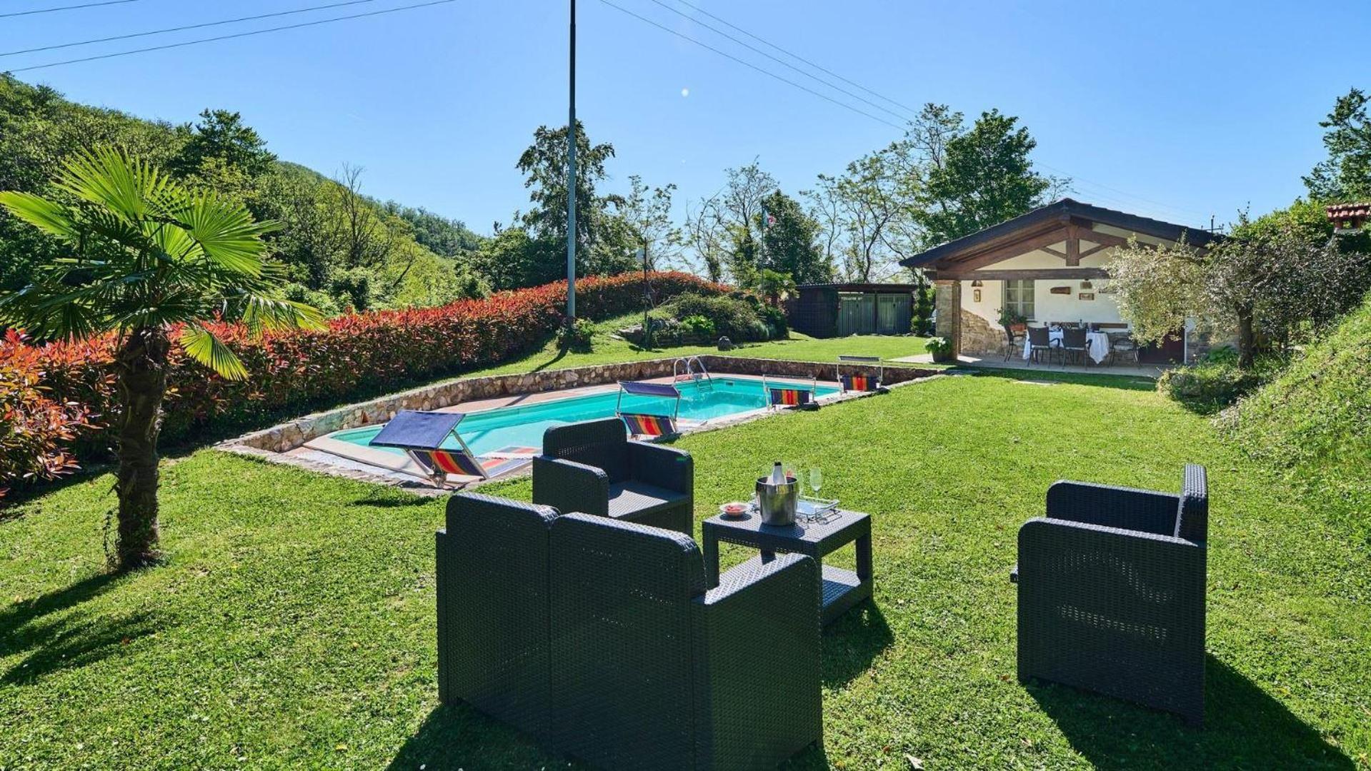 La Sella Villa Pescaglia Exterior foto